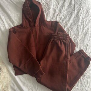 Oner Active Classic Lounge Hoodie (M) and Joggers (S) Deep Cocoa